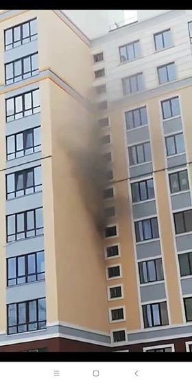 В Ірпені загорілася 12-поверхова новобудова 