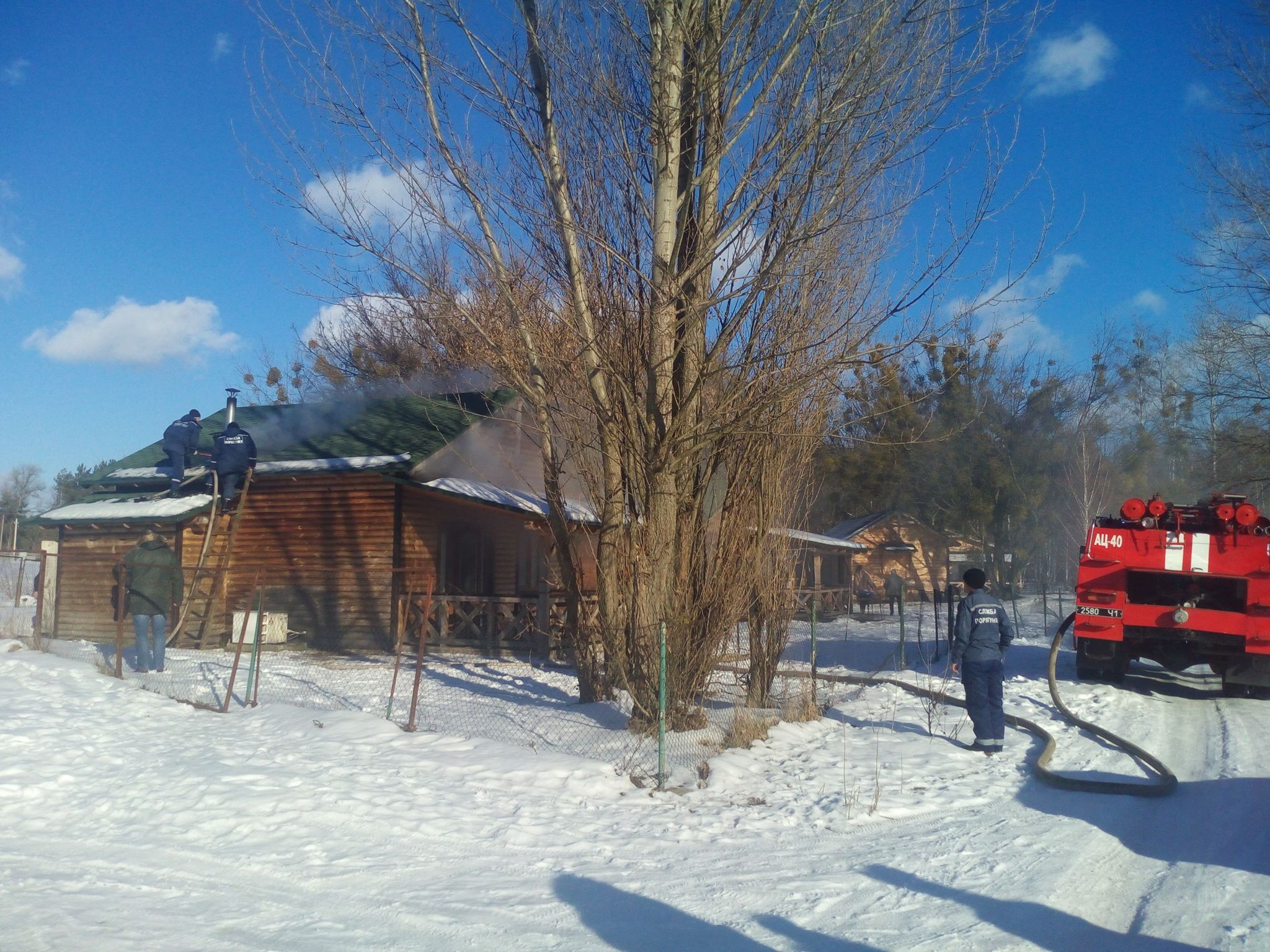 У Ворзелі на Водохреща загорівся гостьовий будинок 