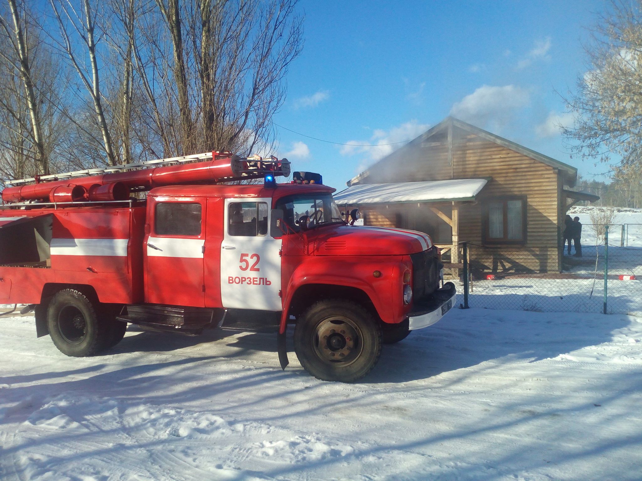 У Ворзелі на Водохреща загорівся гостьовий будинок 