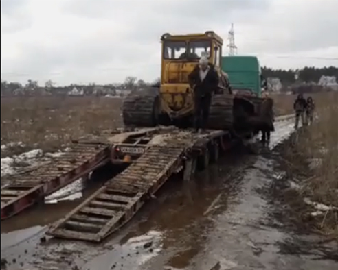 Громада примусила забудовників забрати техніку із заплави Ірпінь-річки (+ відео) 