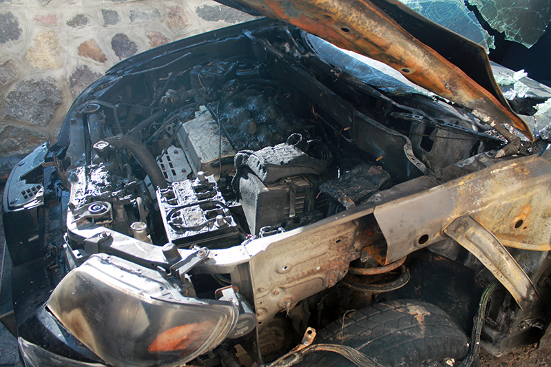 Підпал авто Кухалейшвілі, затримання Мирончука, стимулювання слідства Карплюком та камери відеоспостереження від Зіневича