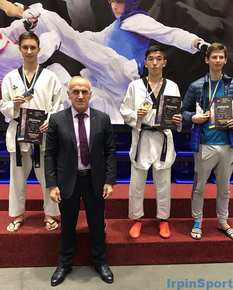 Ірпінський тхеквондист посів друге місце на відкритому Кубку України