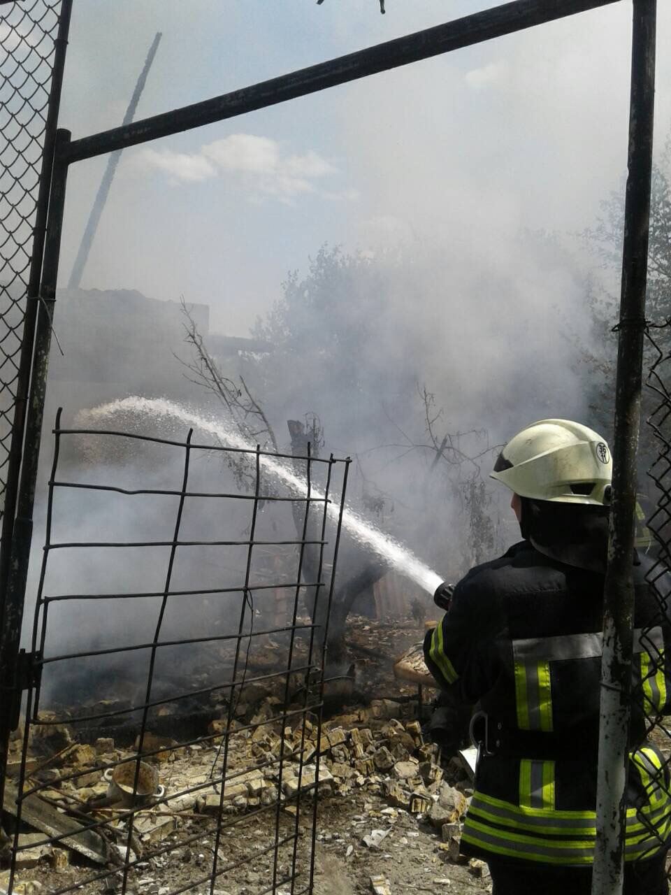 Згорів сарай по вулиці Громадянській