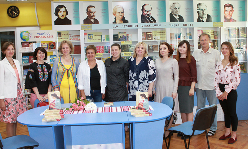 Письменниця Марина Гримич презентувала в Ірпені новий роман «Клавка»