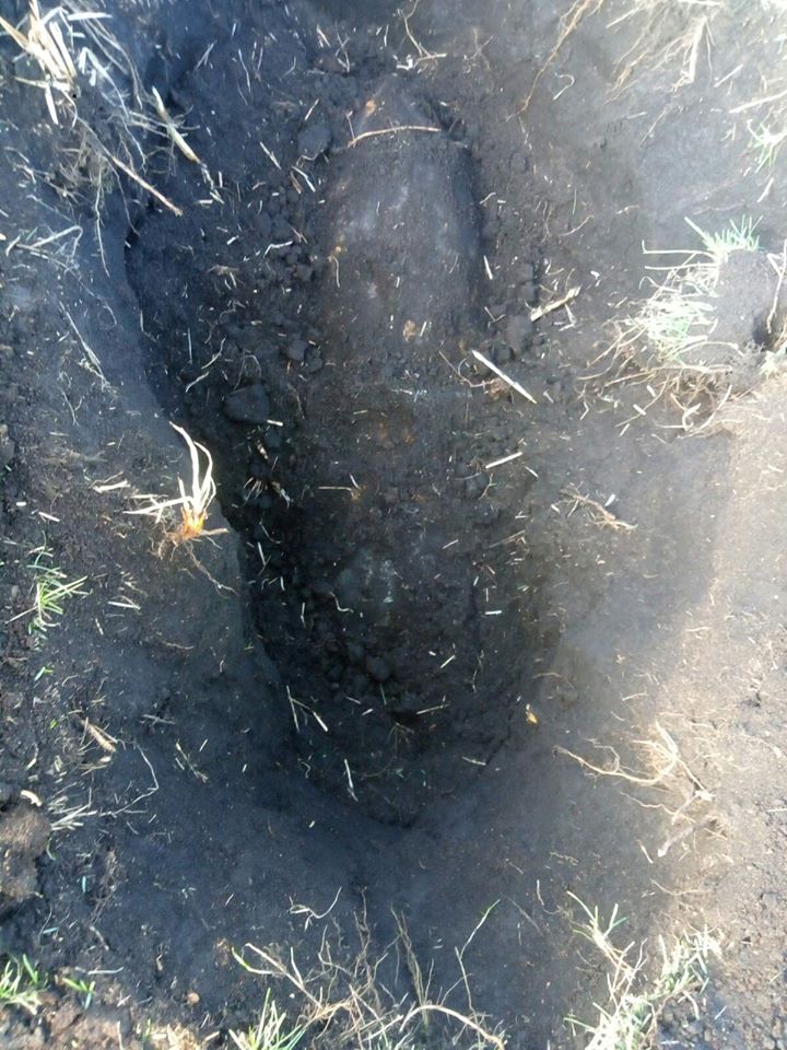 Біля мототраси в Бучі знайшли снаряд часів Другої світової (+ фото)