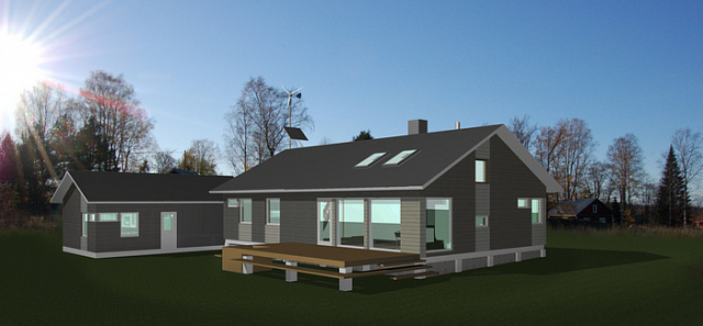 Будинки без «комуналки» використовують енергію вітру, сонця і землі