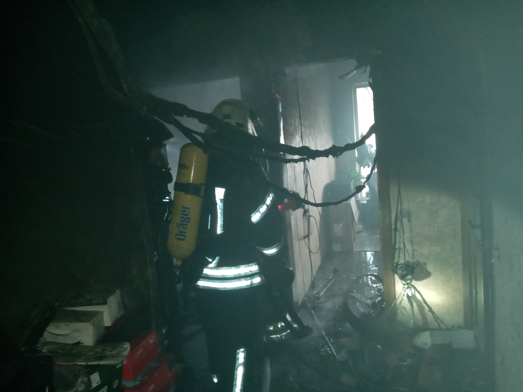 Пожежа в новобудові: вогнеборці врятували жінку з 7-го поверху та ще евакуювали сімох людей (+фото) 
