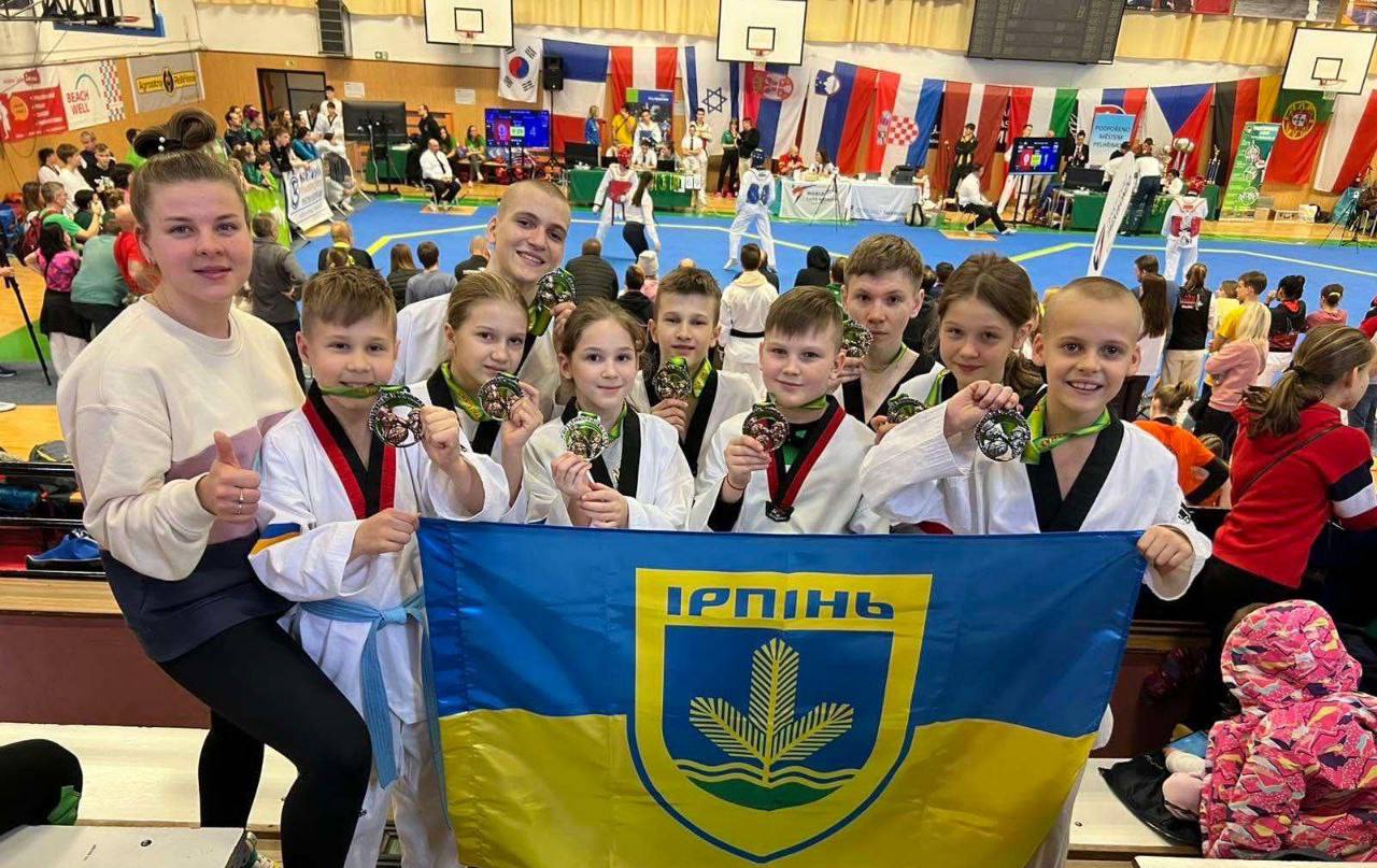 Ірпінські тхеквондисти здобули медалі на міжнародному турнірі у Чехії 