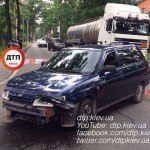 ДТП в Бучі: на нерегульованому перехресті Міцубісі протаранив ВАЗ