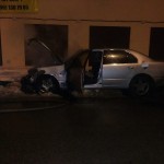 В Ірпені пожежні врятували водія в палаючому Лексусі