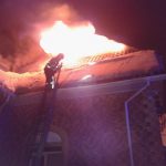Пожежа в елітному будинку під Києвом (+фото)