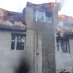 Пожежа в приватному будинку в Гостомелі (+ фото)