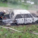 Автомобіль на природі вигорів до тла (+ фото)