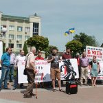 В Ірпені пройшла акція протесту проти вбивць Каті Гандзюк та нападів на інших активістів (+ фото)