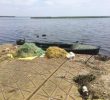 На 20 тисяч завдали збитків браконьєри, ловлячи рибу з човна сітками (+ фото)
