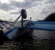 Літак сів на озеро колесами догори (+ фото)