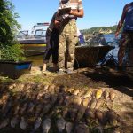 У період з 1 по 30 червня 2019 року рибоохоронними патрульними Київщини було здійснено 11 рейдів на водоймах та ринках області. В результаті проведених заходів спільно з правоохоронними органами та громадськими інспекторами рибоохорони було виявлено 218 порушень природоохоронного законодавства. З них 44 правопорушення є грубими за ч. 4 ст. 85 КУпАП. Також складено 115 протоколів за ч. 3 ст. 85 КУпАП (порушення правил рибальства), дев’ять - за ч. 1 ст. 88-1 КУпАП (порушення порядку придбання, збуту та розповсюдження об’єктів тваринного світу), по чотири - за ст. 85-1 КУпАП (виготовлення, збут, зберігання чи реклама заборонених знарядь лову) та ст. 188-5 КУпАП (невиконання законних розпоряджень чи приписів), а також за ч. 5 ст. 85 КУпАП (порушення правил здійснення інших видів спеціального використання об’єктів тваринного світу) та ст. 90 КУпАП (вилов червонокнижної риби). Крім цього, оформлено 40 актів виявлення безгосподарського майна, згідно яких вилучено 104 од. знарядь лову. «Протягом даного періоду на порушників накладено штрафів у розмірі 50 813 грн. Сума завданих збитків склала 75 070 грн. В ході проведених заходів інспектори вилучили 315 кг водних біоресурсів. З них 98 кг – на водоймах, 162 кг – за незаконне придбання чи збут та ще 55 кг - за актами безхазяйного майна. А також конфіскували 56 од. заборонених знарядь лову», - повідомив начальник Київського рибоохоронного патруля Володимир Мухін.