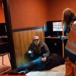 Удар в лото: у відвідувача грального закладу встромили ножа (відео)