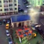 Через перенавантаження вибухнула ТП, розташована поруч з дитячим майданчиком (відео)