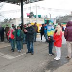 Розвідка боєм: біля вагончика пікетувальників розвантажили бетонні блоки (+ фото)