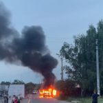 На вулиці Донецькій згорів автомобіль (+ фото)