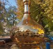 Гостомельську церкву прикрашають новими позолоченими куполами (+ фото)