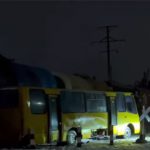 Поїзд протаранив автобус (+ відео)