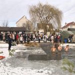 На Центральному озері Гостомеля святкували Водохреща (+ фото)