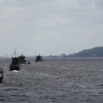Флотилія військових річкових катерів оборонятиме міста на Дніпрі (відео)