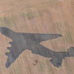 Тінь літака АН-225 «Мрія» на полі в Данії (+ відео)