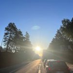 Автомобілісти минають затори замінованим лісом, в якому їх зупиняє поліції (+ фото, відео)