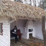 Автентична автобусна зупинка з піччю під стріхою (ФОТО)