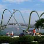 Облаштування моста і набережної на острові Оболонський (+ фото)